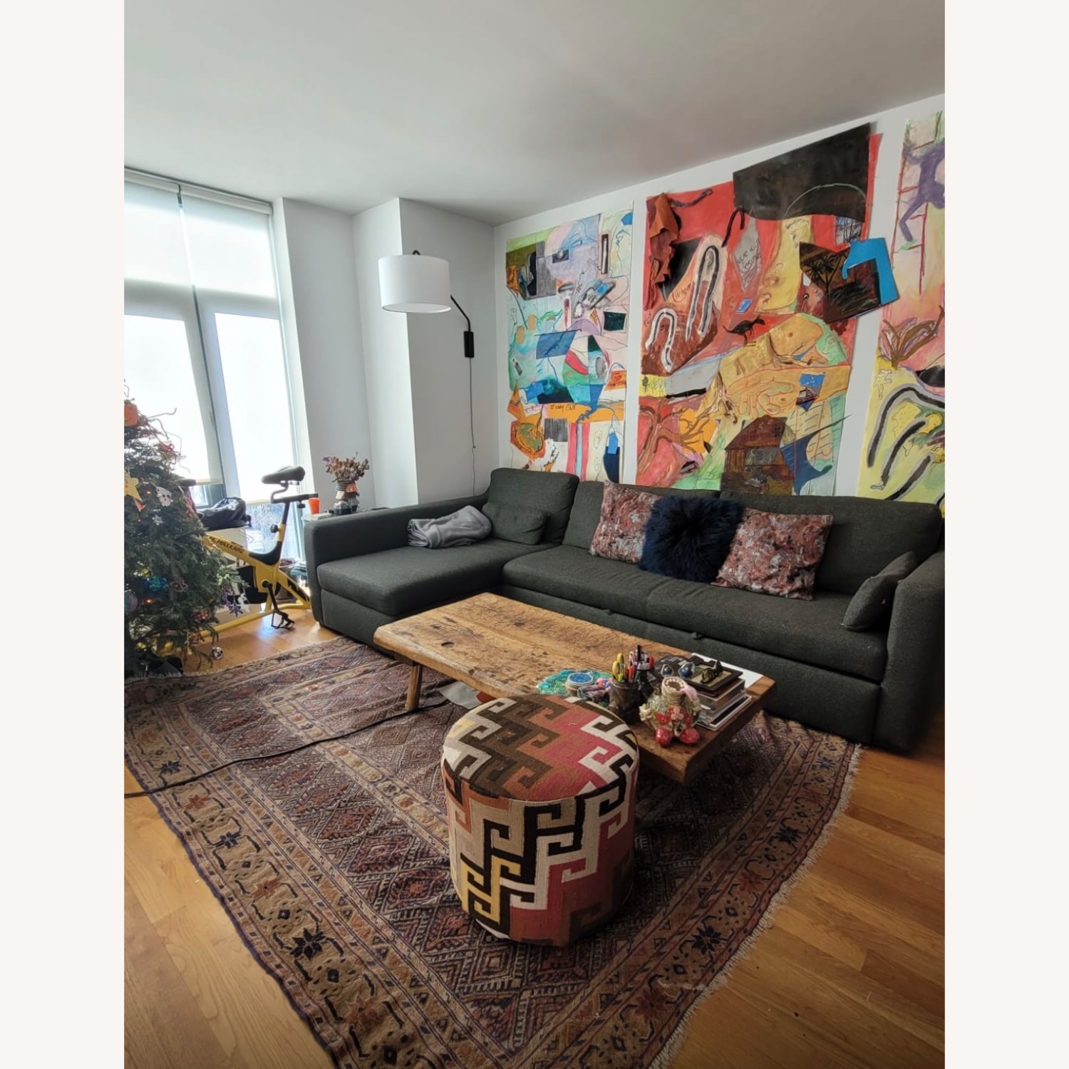 Room & Board Oxford Dark Gray Fabric Sleeper Sofa - image-3