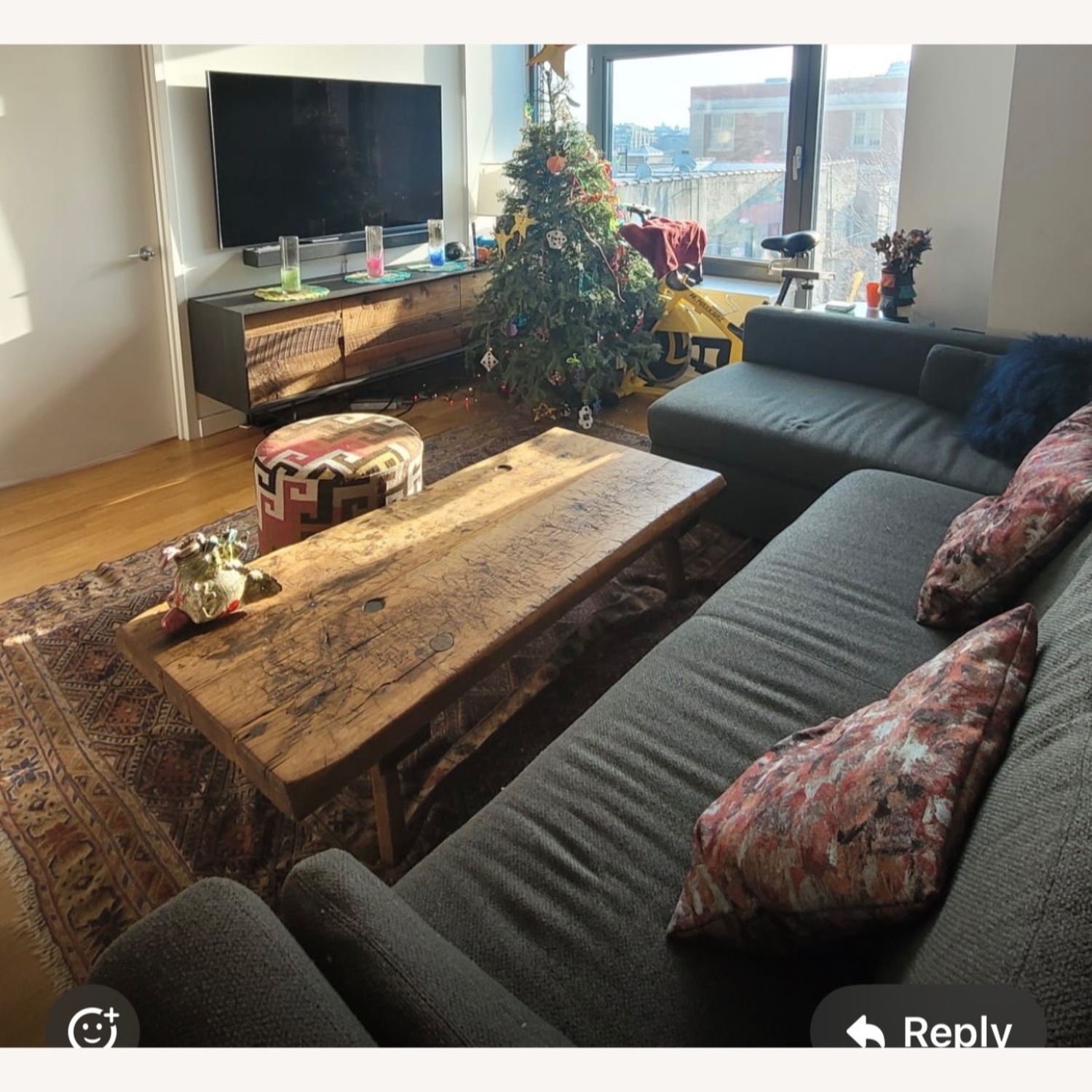 Room & Board Oxford Dark Gray Fabric Sleeper Sofa - image-2