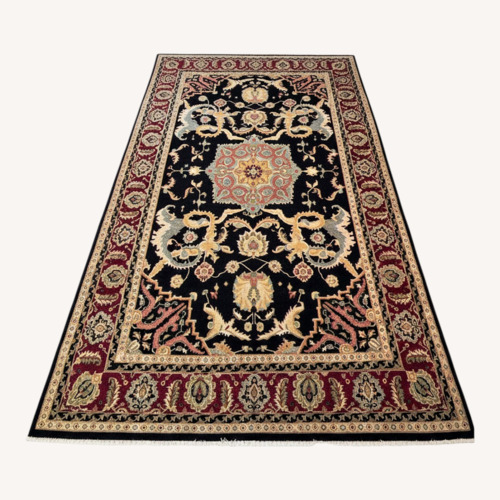 Used Dark Wool Area Rug 12' x 17.8' for sale on AptDeco
