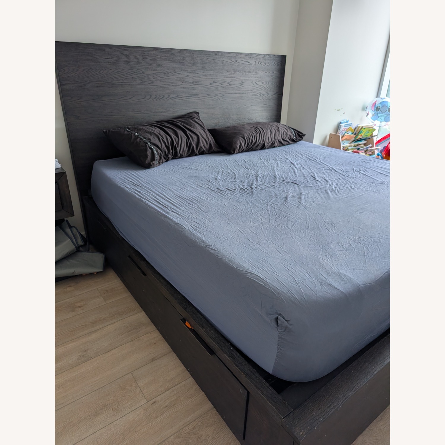 Living Spaces California King Bed  - image-3