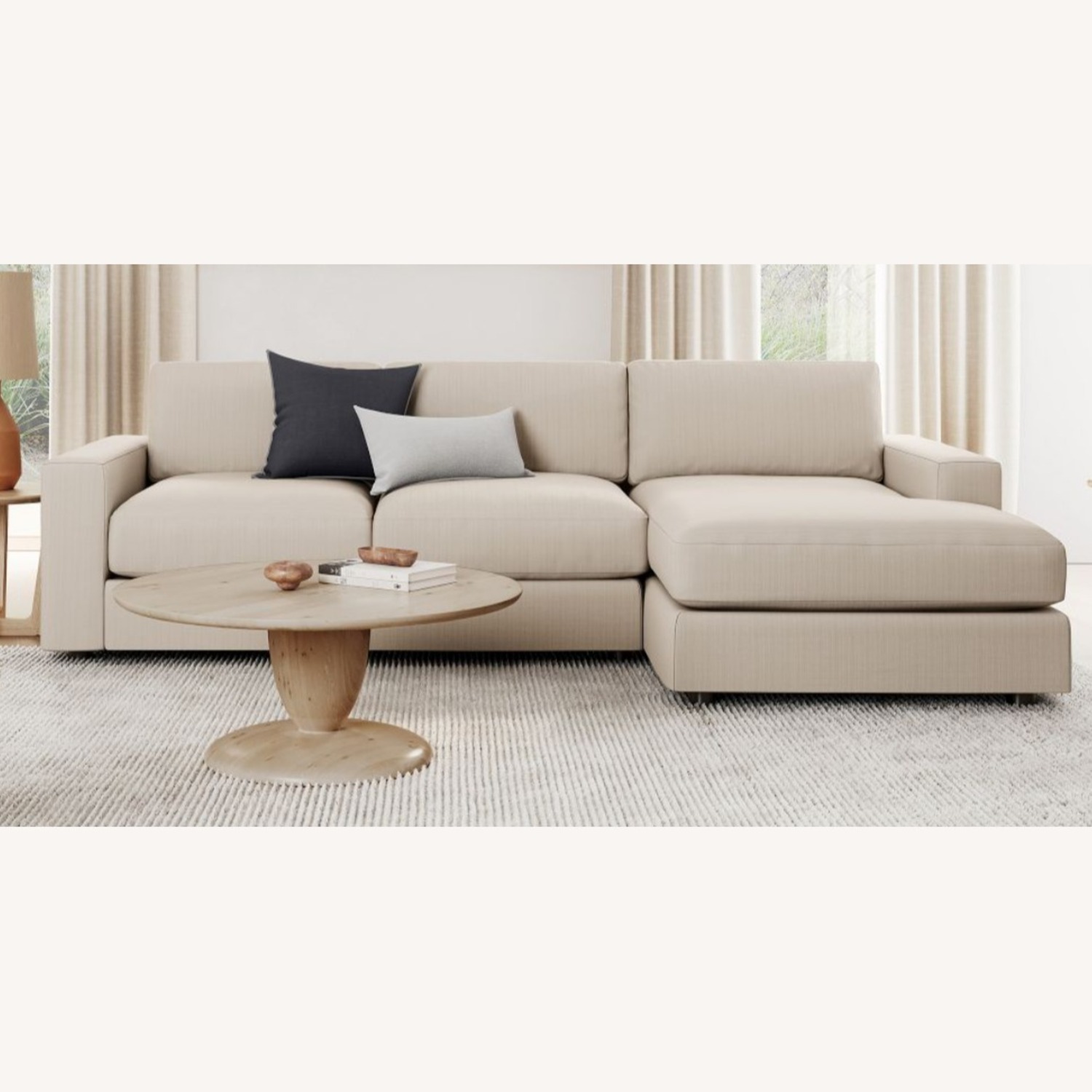 West Elm Urban 2-Piece Chaise Sectional - image-2