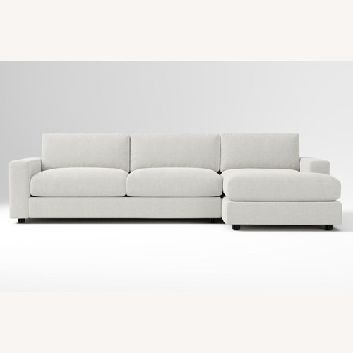 Used West Elm Urban 2-Piece Chaise Sectional for sale on AptDeco