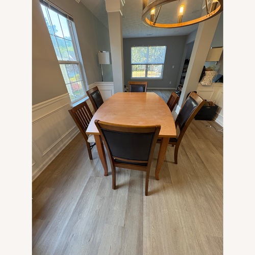 Used Vintage/Antique Natural Wood Dining Set for sale on AptDeco