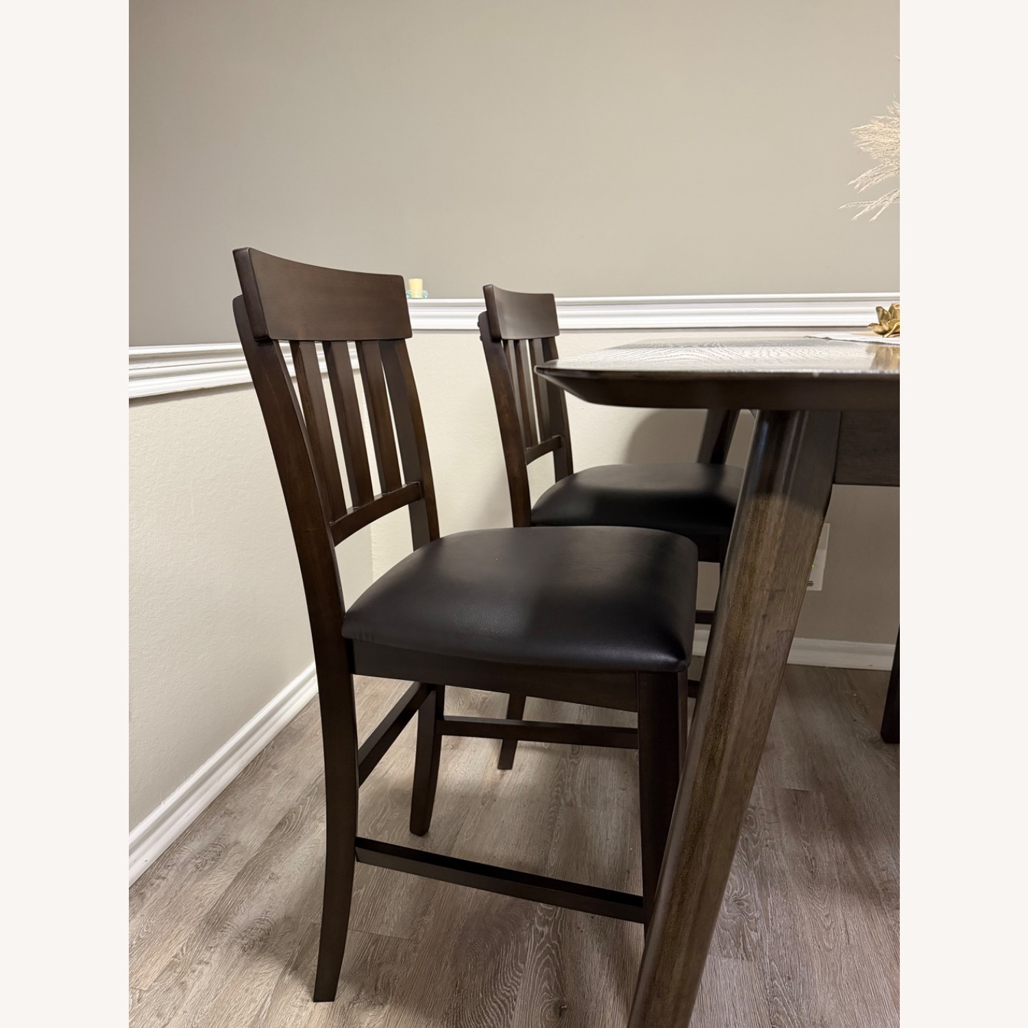Dark Brown Wood Dining Sets - image-2