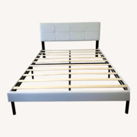 Molblly Queen Size Bed Frame with Headboard