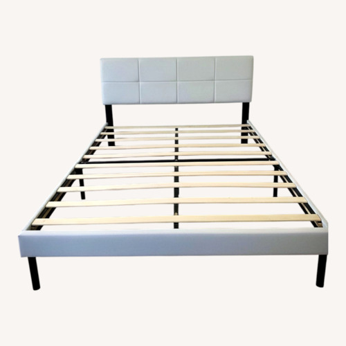 Used Molblly Queen Size Bed Frame with Headboard for sale on AptDeco