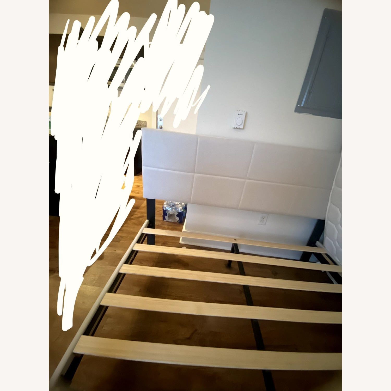 Molblly Queen Size Bed Frame with Headboard - image-3