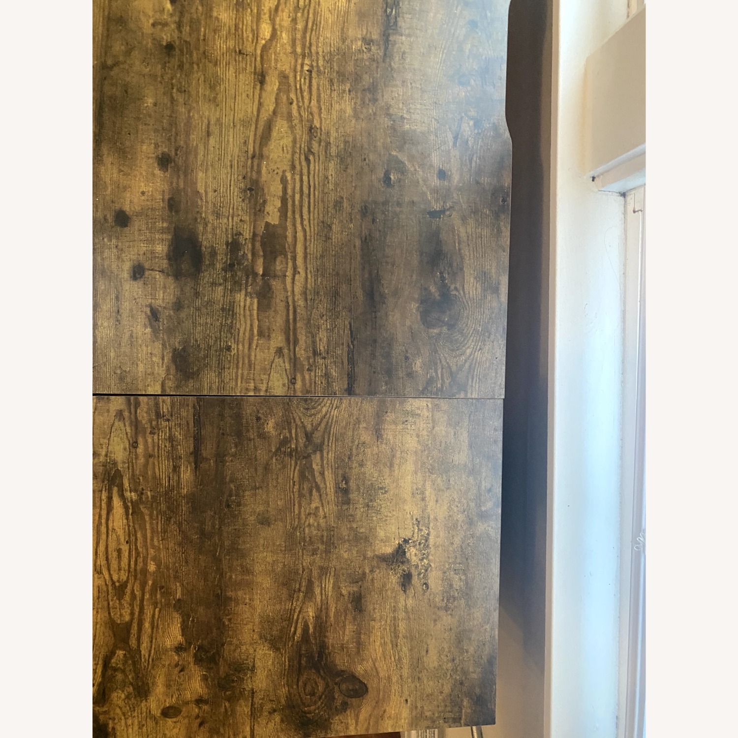 Dark Brown Desk with Drawers - image-4