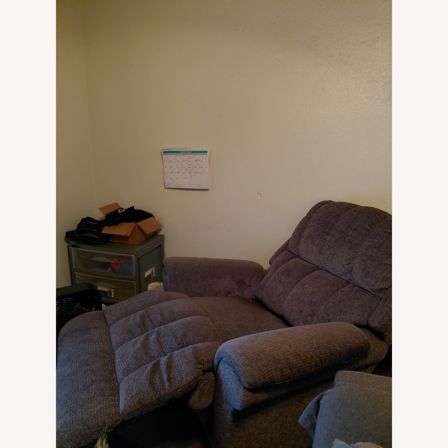 La-Z-Boy Neal Dark Gray Fabric Recliner - image-2