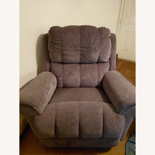 Used La-Z-Boy Neal Dark Gray Fabric Recliner for sale on AptDeco