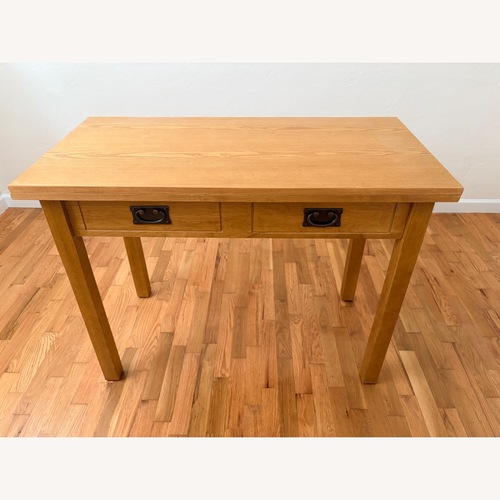 Used Wayfair Natural Wood Dining Table for sale on AptDeco