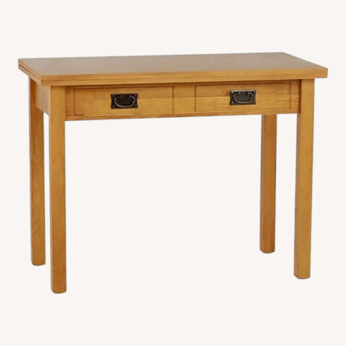 Used Wayfair Natural Wood Dining Table for sale on AptDeco