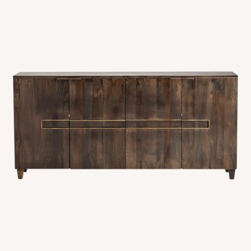 Used Wayfair Light Gray Wood Sideboard for sale on AptDeco