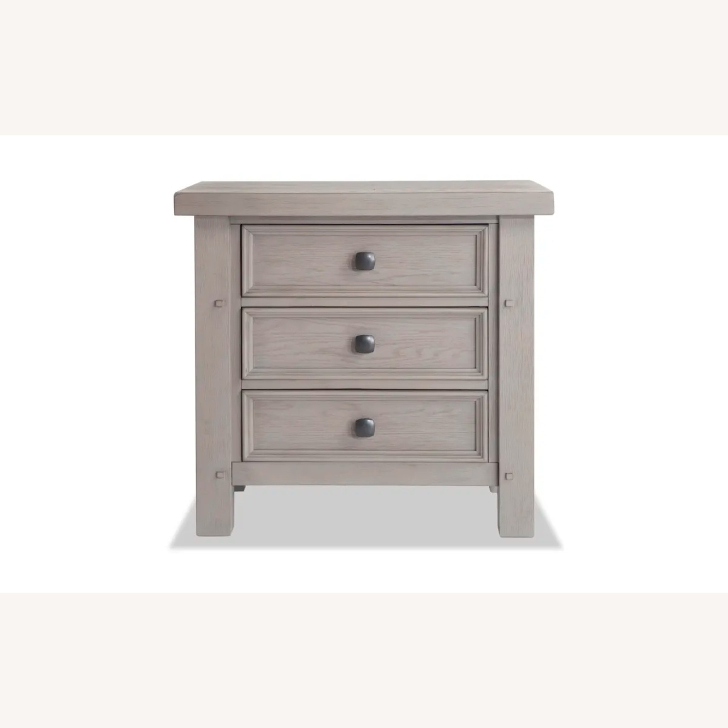 Bob's Discount Furniture Light Gray Side Table - image-4