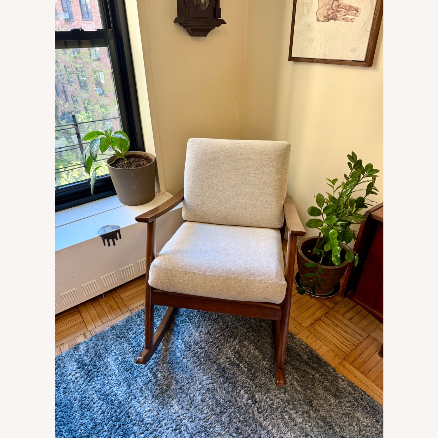 Joybrid Paley Mid Century Modern Rocking Chair - image-1