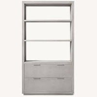 Restoration Hardware Clio Shagreen Bookcase