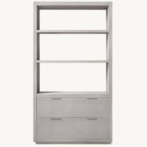 Used Restoration Hardware Clio Shagreen Bookcase for sale on AptDeco