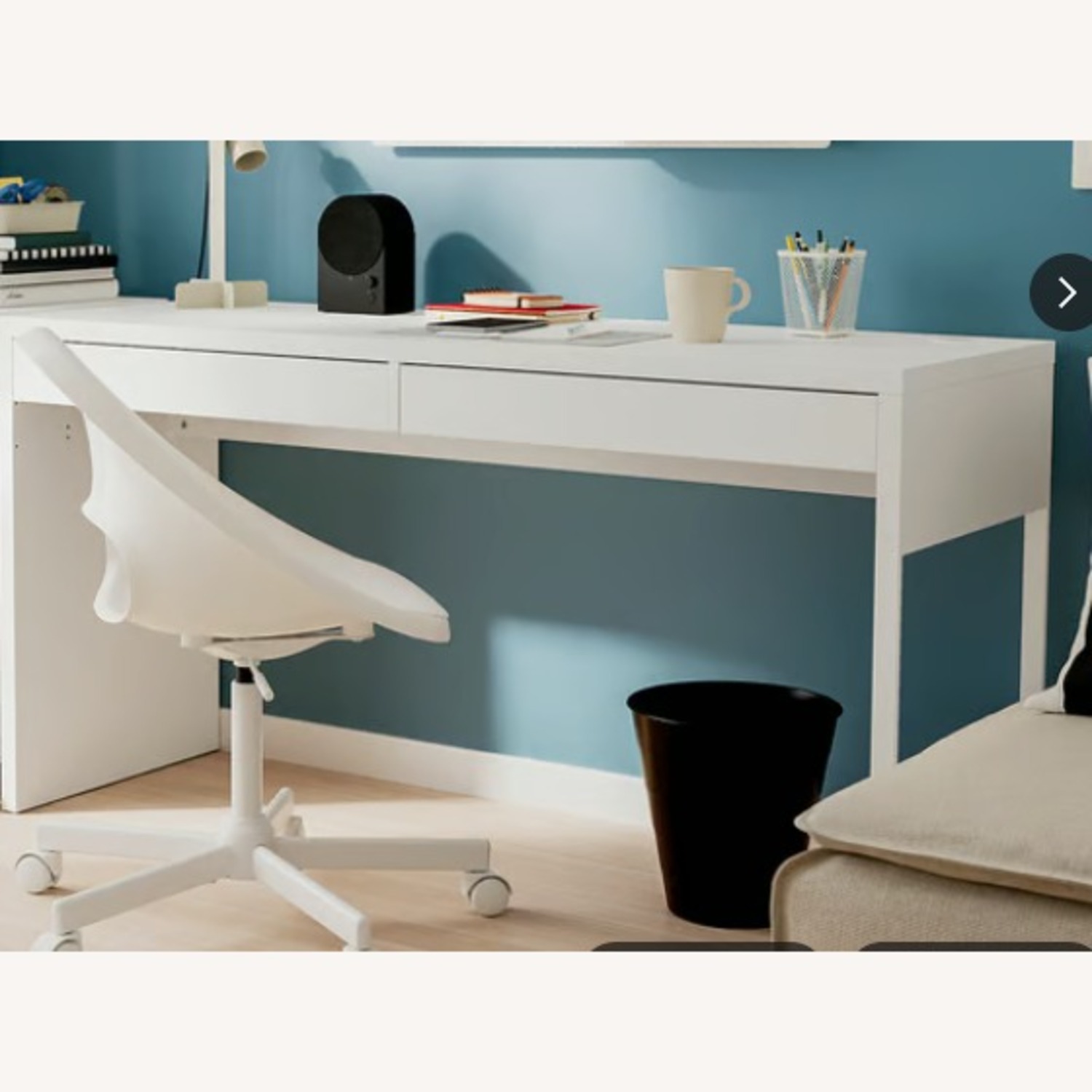 IKEA Micke White Desk - image-2