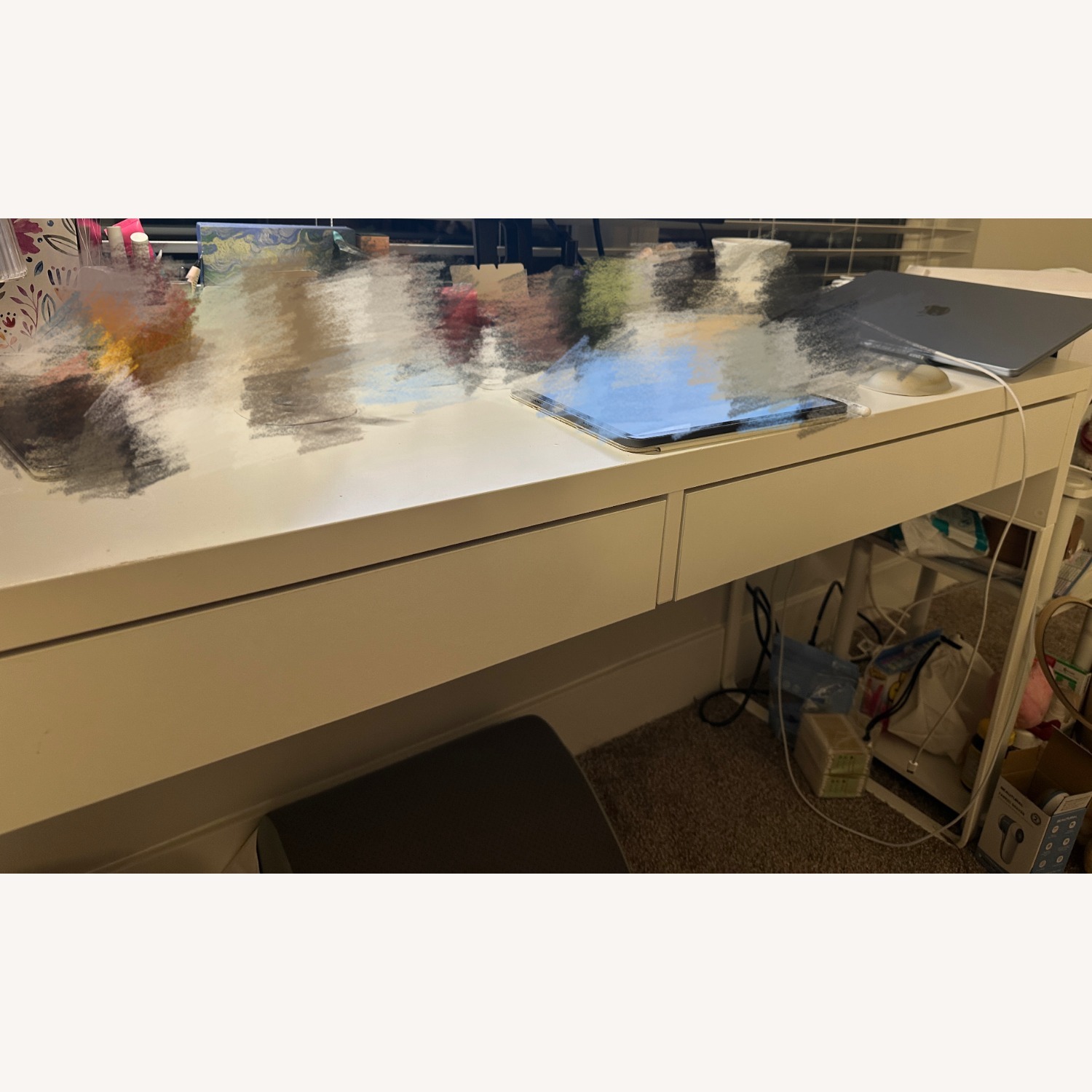 IKEA Micke White Desk - image-3