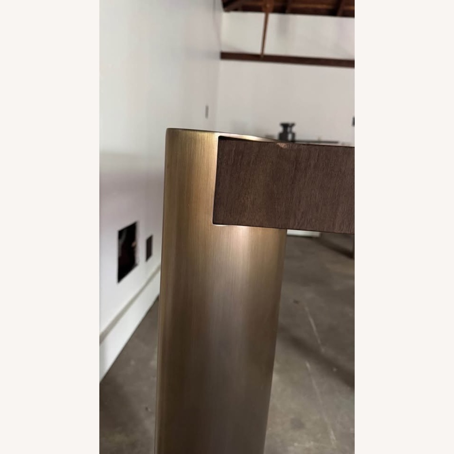 Bernhardt Dark Brown Wood Dining Table - image-4