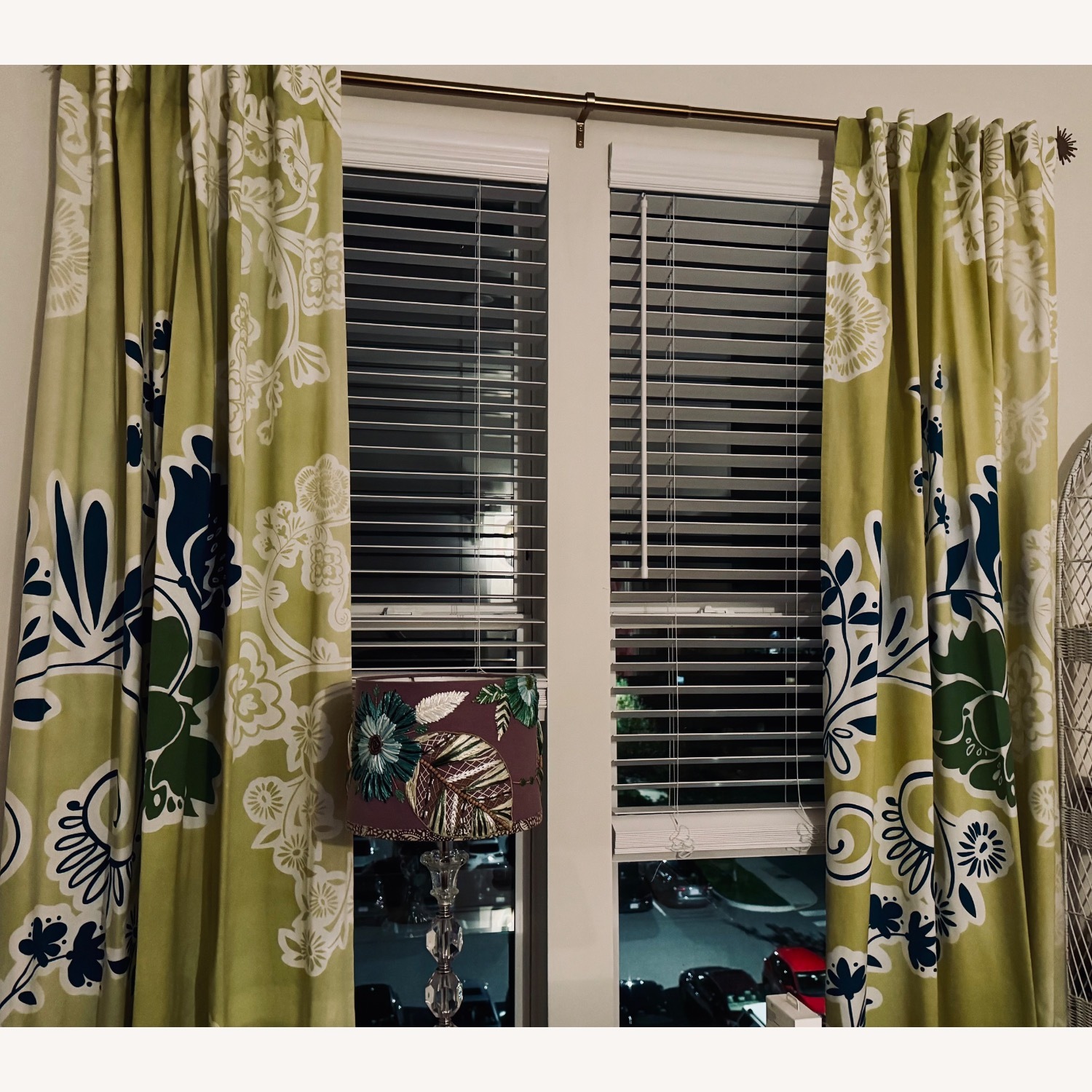 Anthropologie Green Curtain - image-2