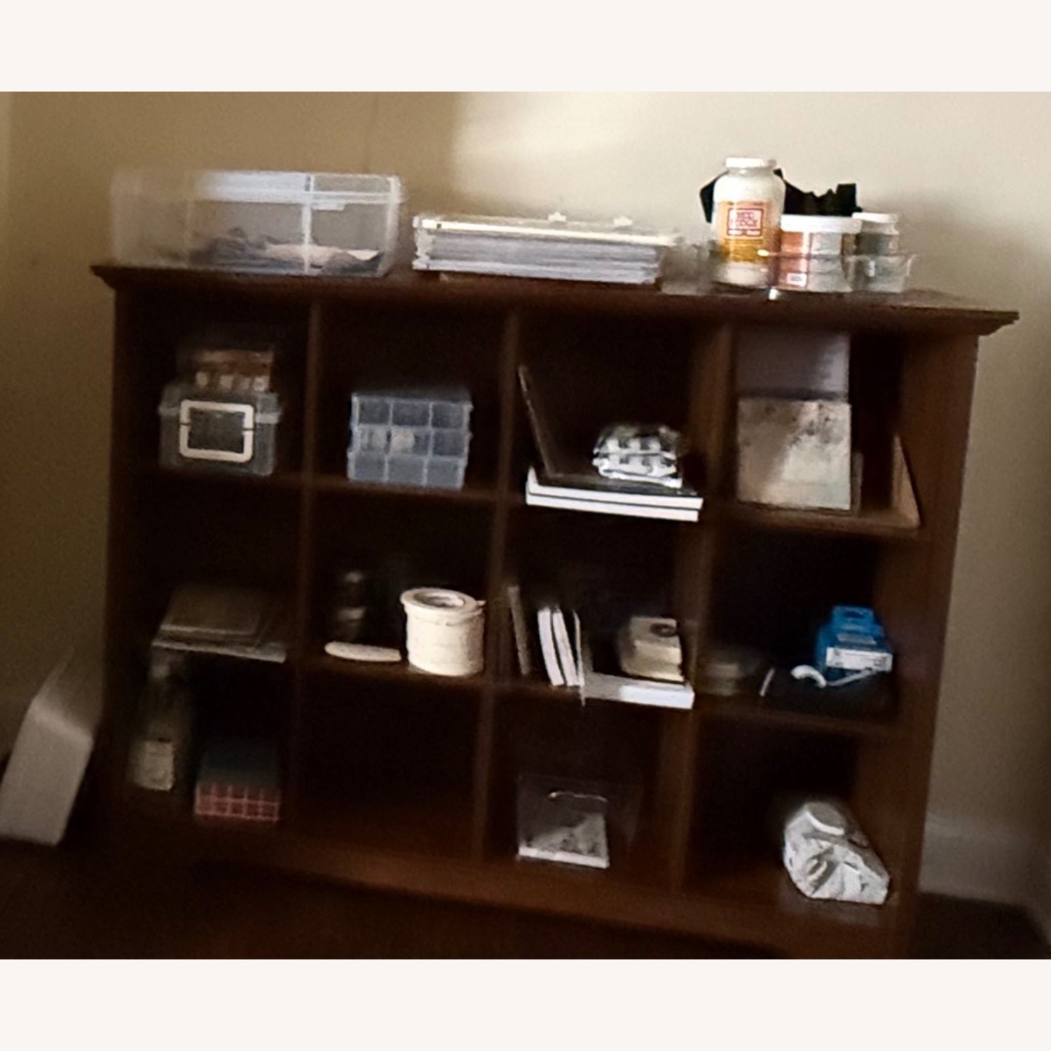 Amazon Dark Brown Wood Bookcase - image-4