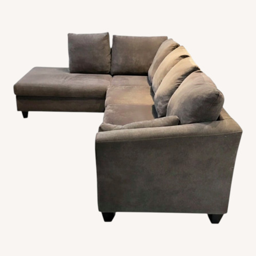 Used Minhas 2-Piece Sectional Brown for sale on AptDeco