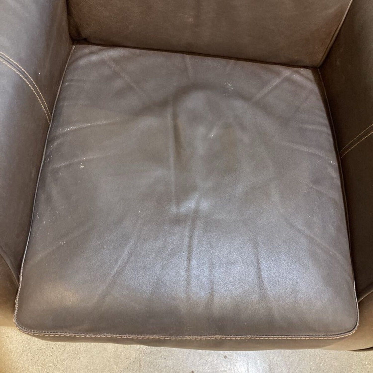 Divani Chateau D'ax Leather Roll-Arm Chair - image-8