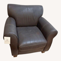 Divani Chateau D'ax Leather Roll-Arm Chair