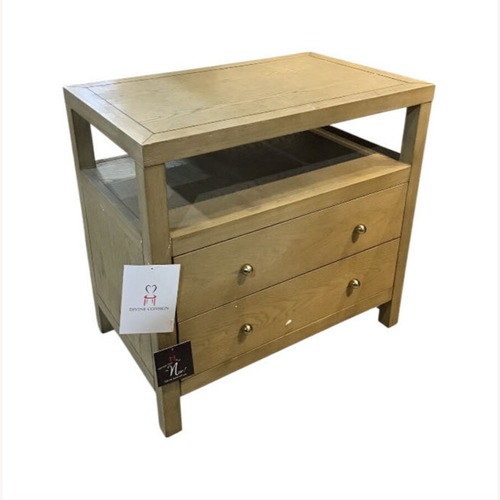 Used Celine 2-Drawer Nightstand Light Oak for sale on AptDeco