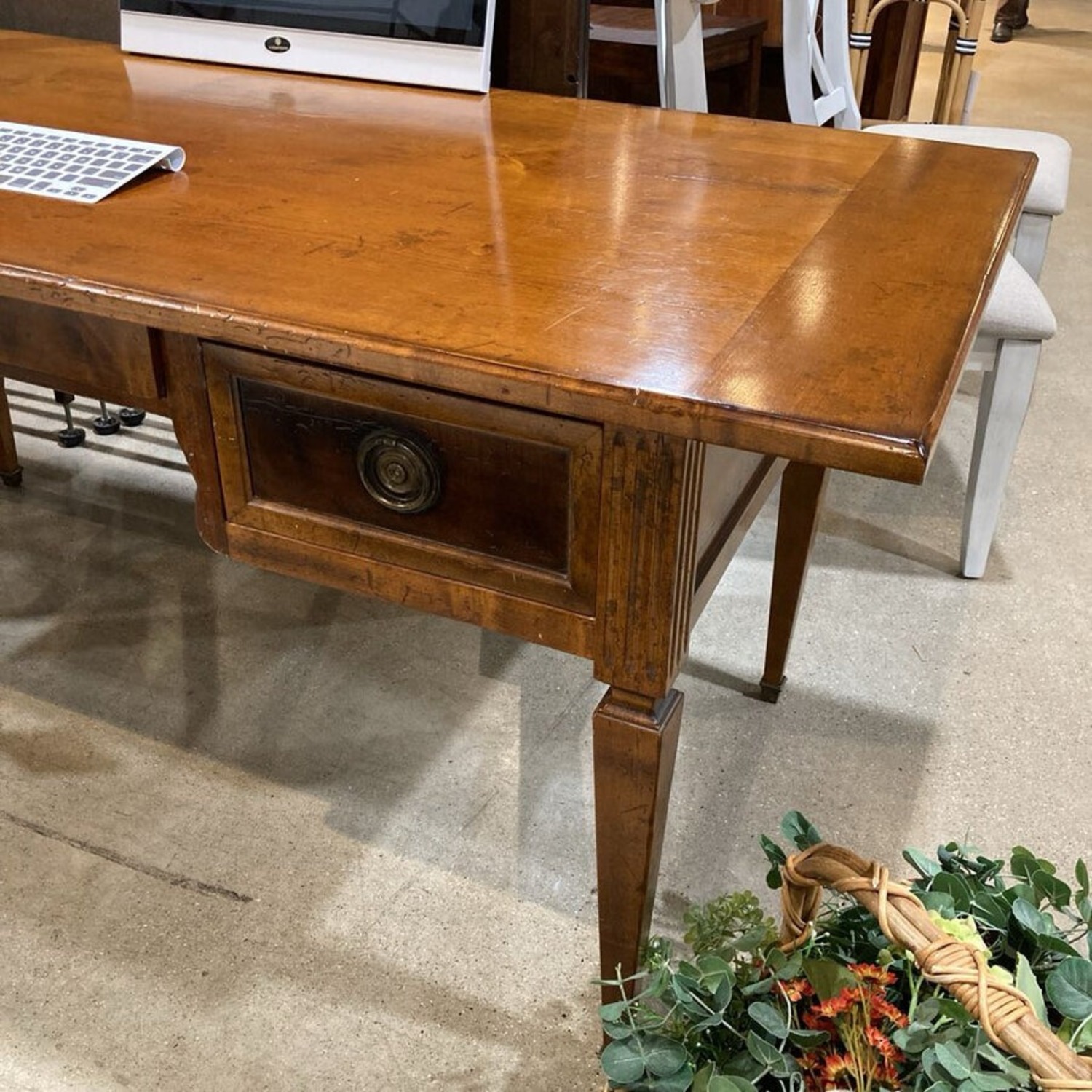 Milling Road Italian Provincial Writing Desk - image-4