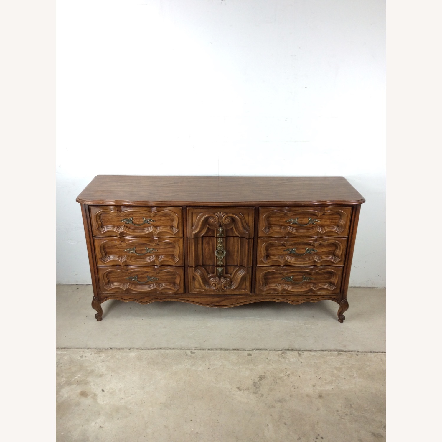 Mid Century French Provincial Style Lowboy Dresser - image-2