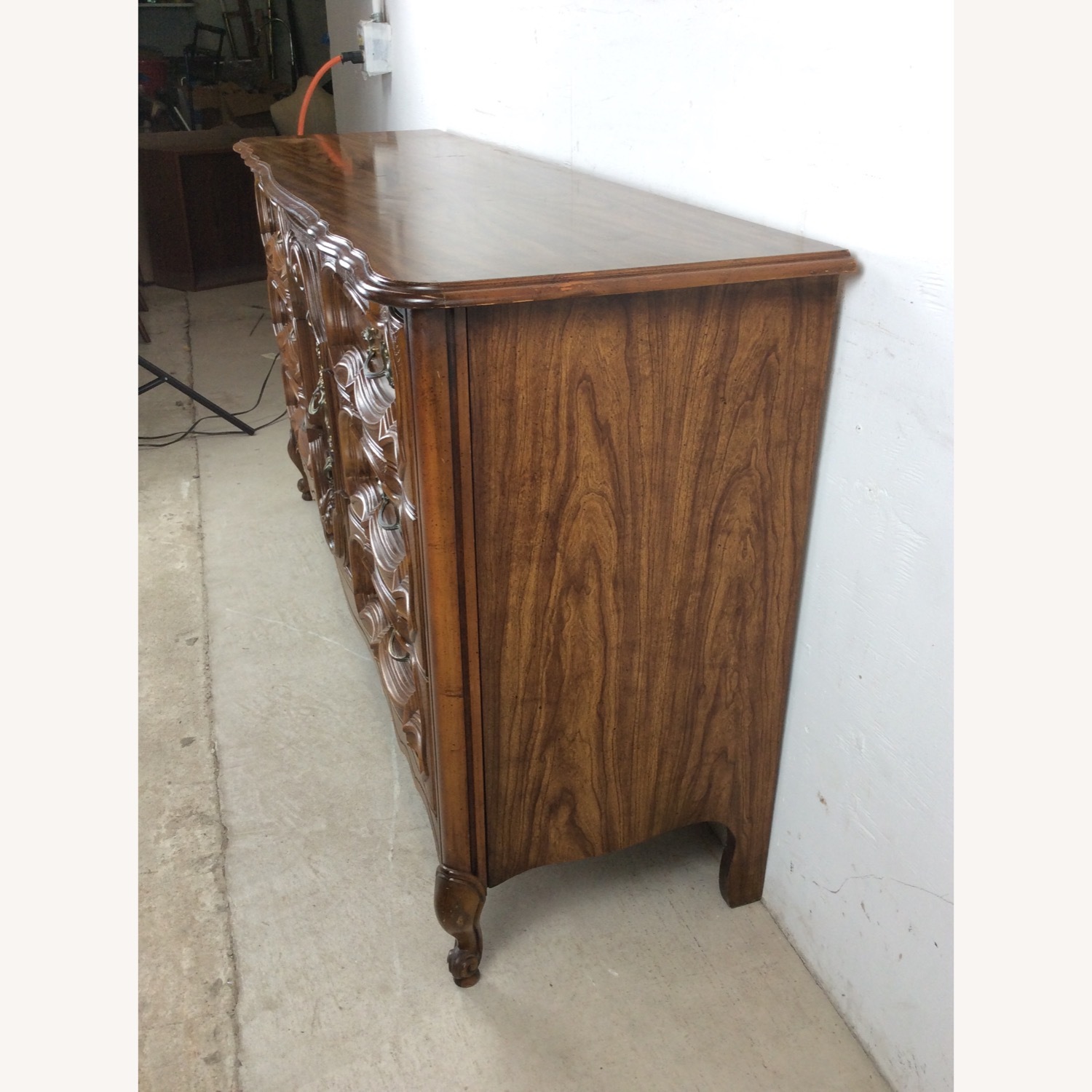 Mid Century French Provincial Style Lowboy Dresser - image-14