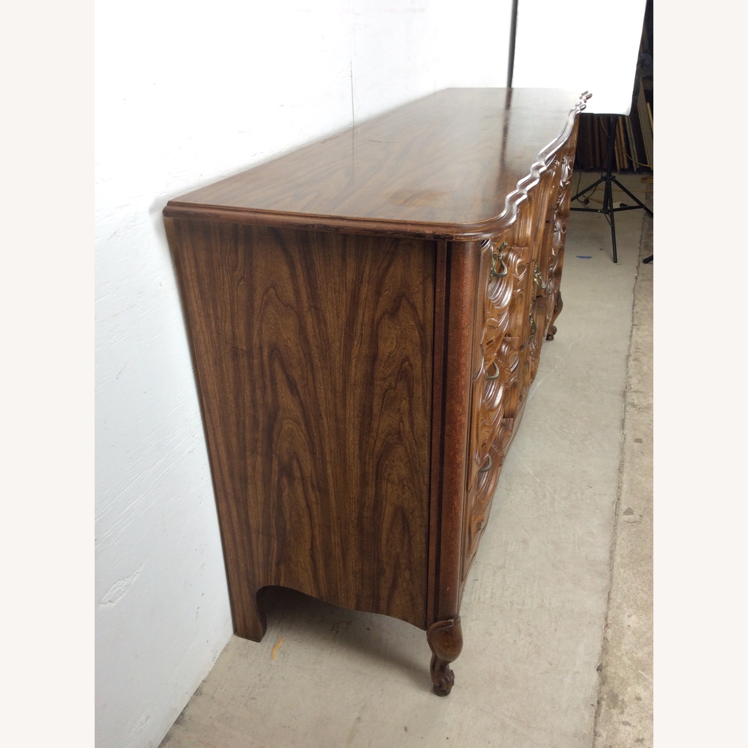 Mid Century French Provincial Style Lowboy Dresser - image-15