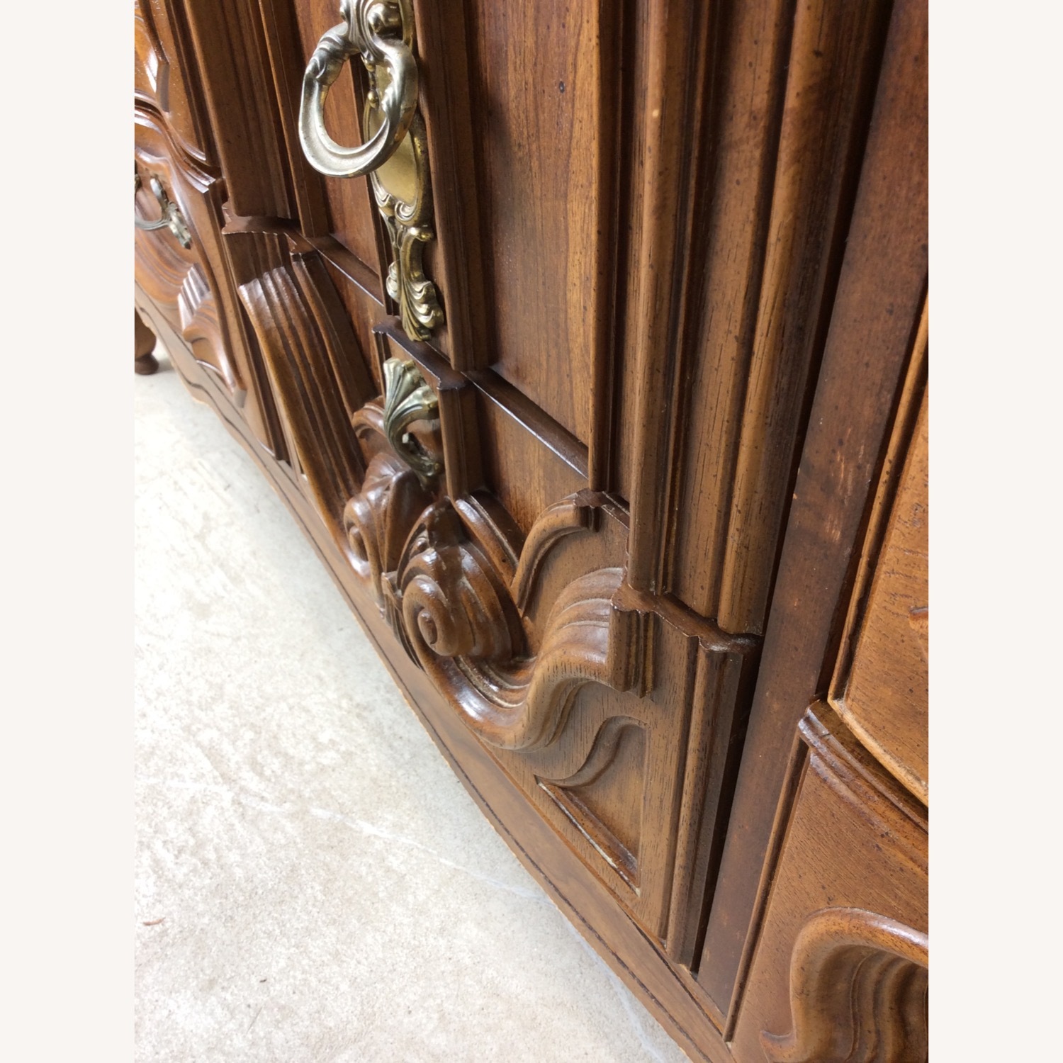 Mid Century French Provincial Style Lowboy Dresser - image-7