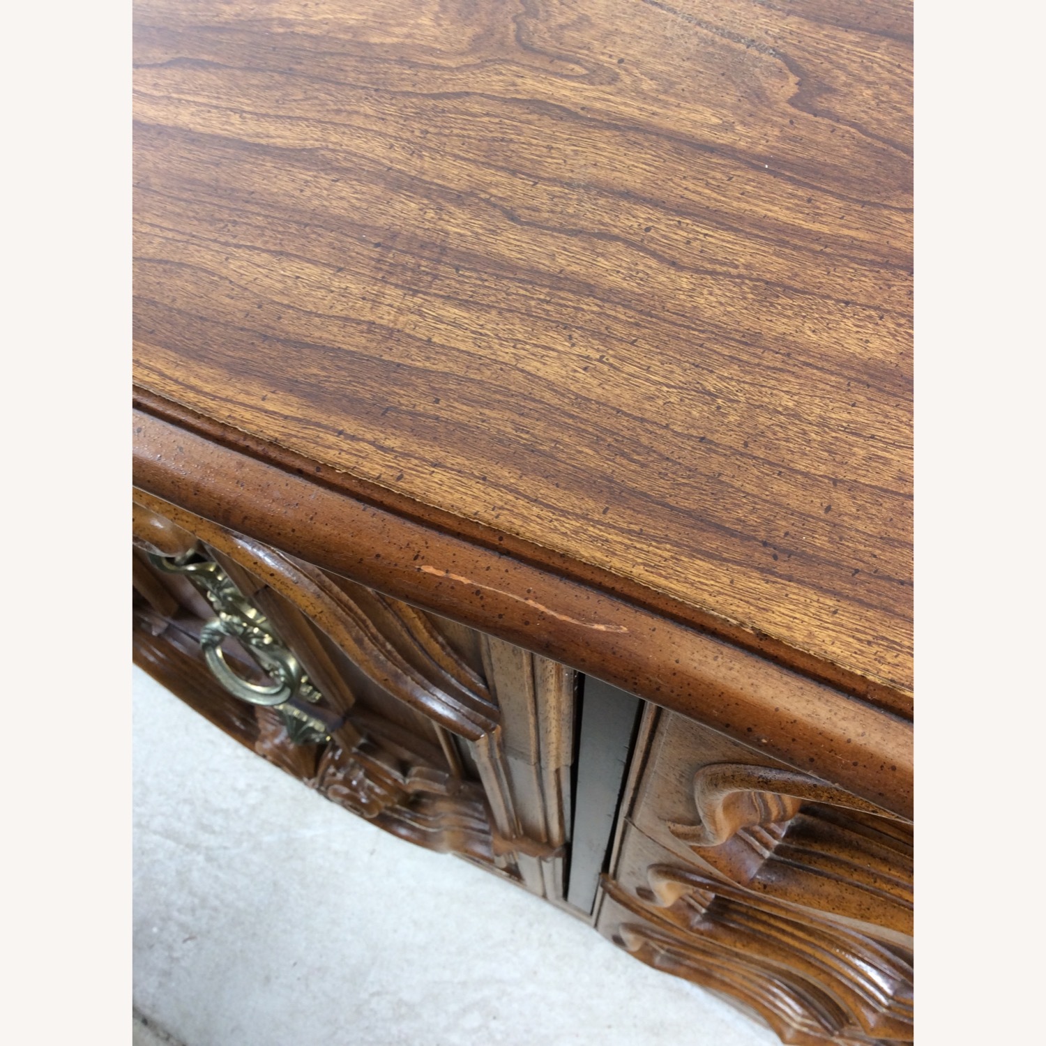 Mid Century French Provincial Style Lowboy Dresser - image-26