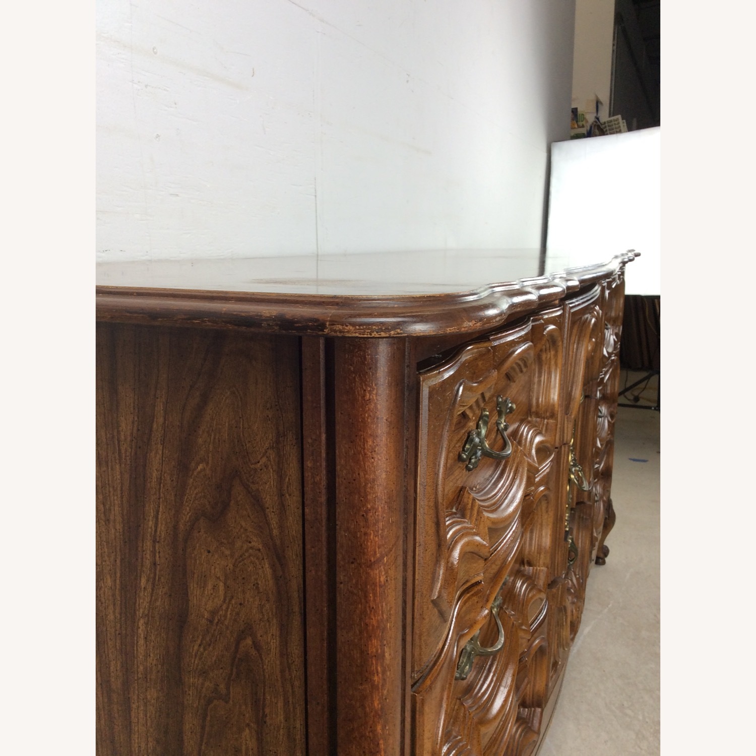 Mid Century French Provincial Style Lowboy Dresser - image-17