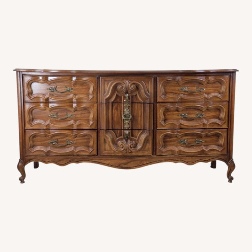 Used Mid Century French Provincial Style Lowboy Dresser for sale on AptDeco