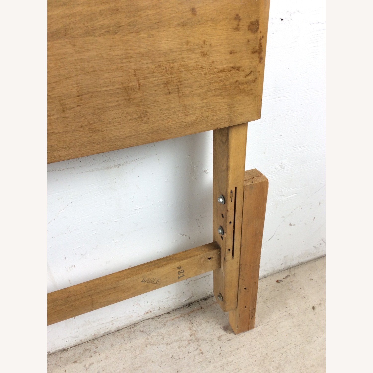 Heywood Wakefield Natural Wood Full Size Headboard - image-11