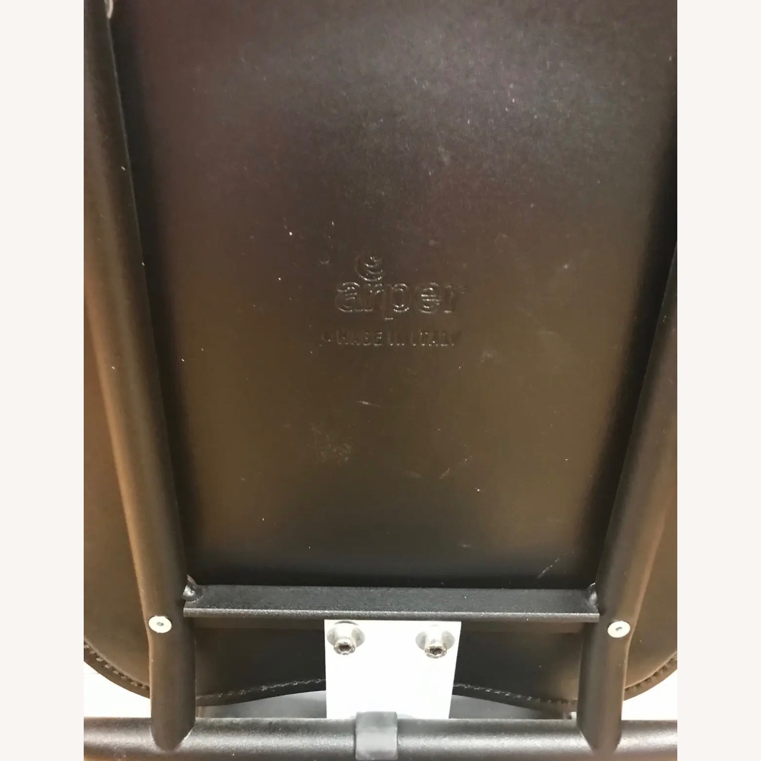 Vintage Italian Leather Dining Chairs - image-9