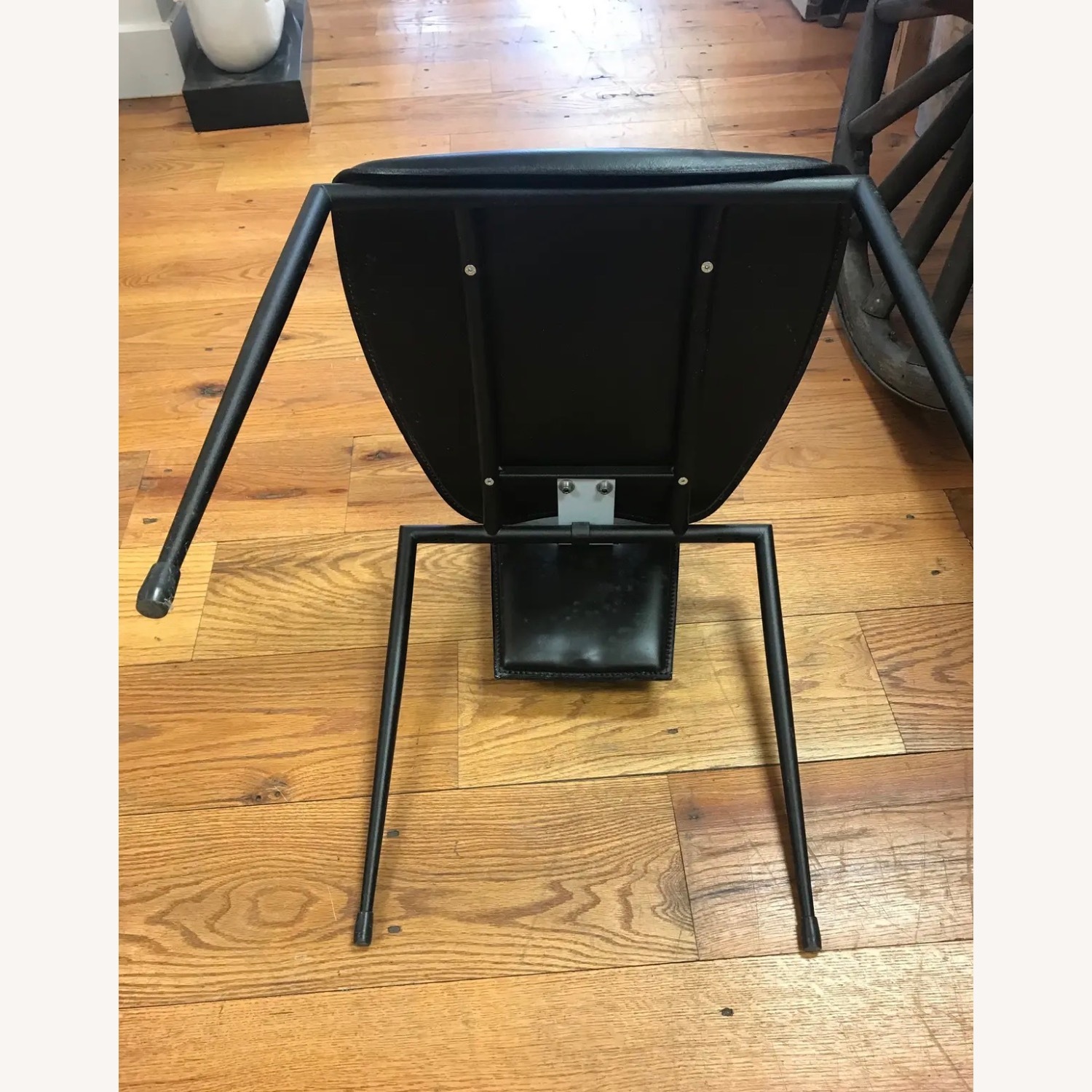 Vintage Italian Leather Dining Chairs - image-10