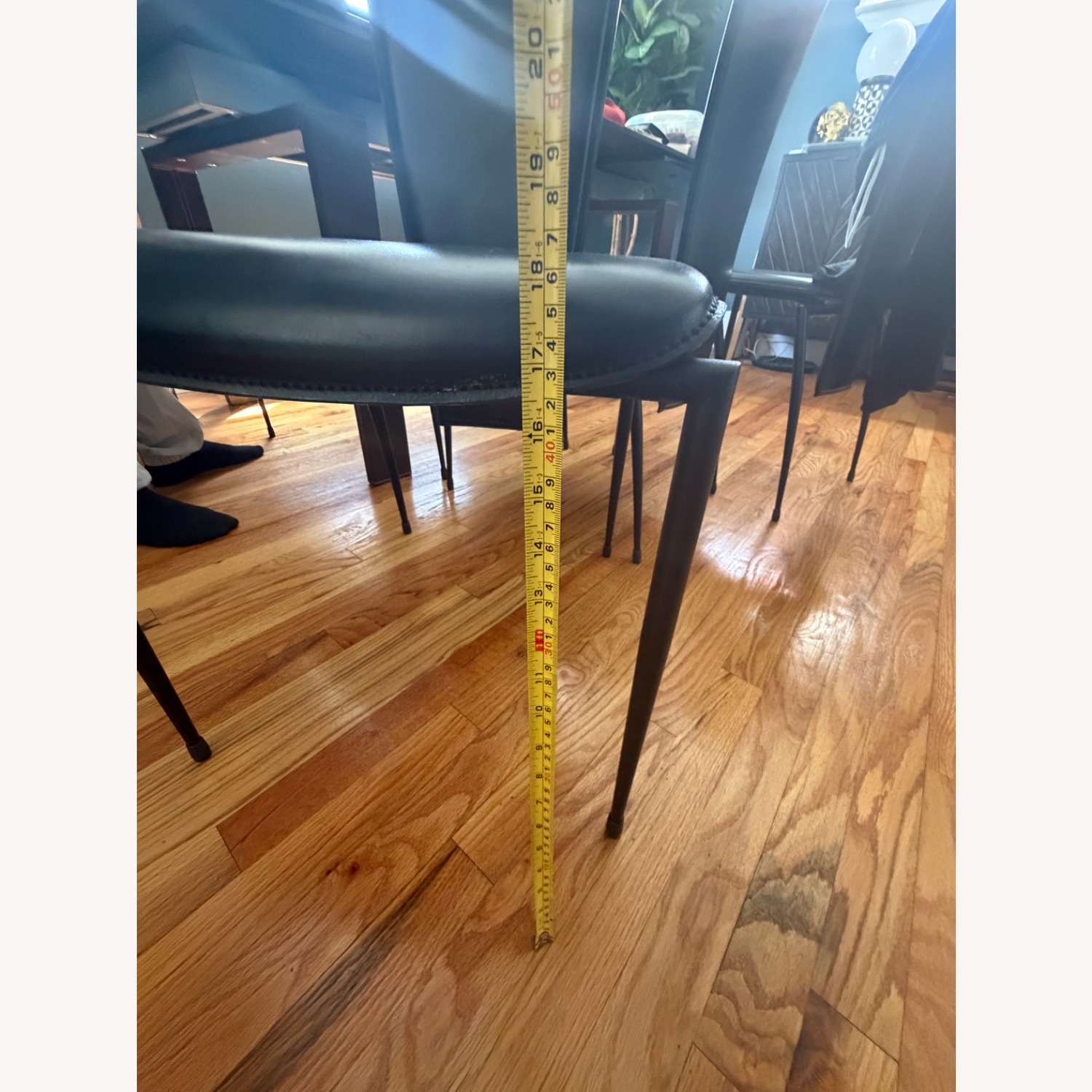 Vintage Italian Leather Dining Chairs - image-3