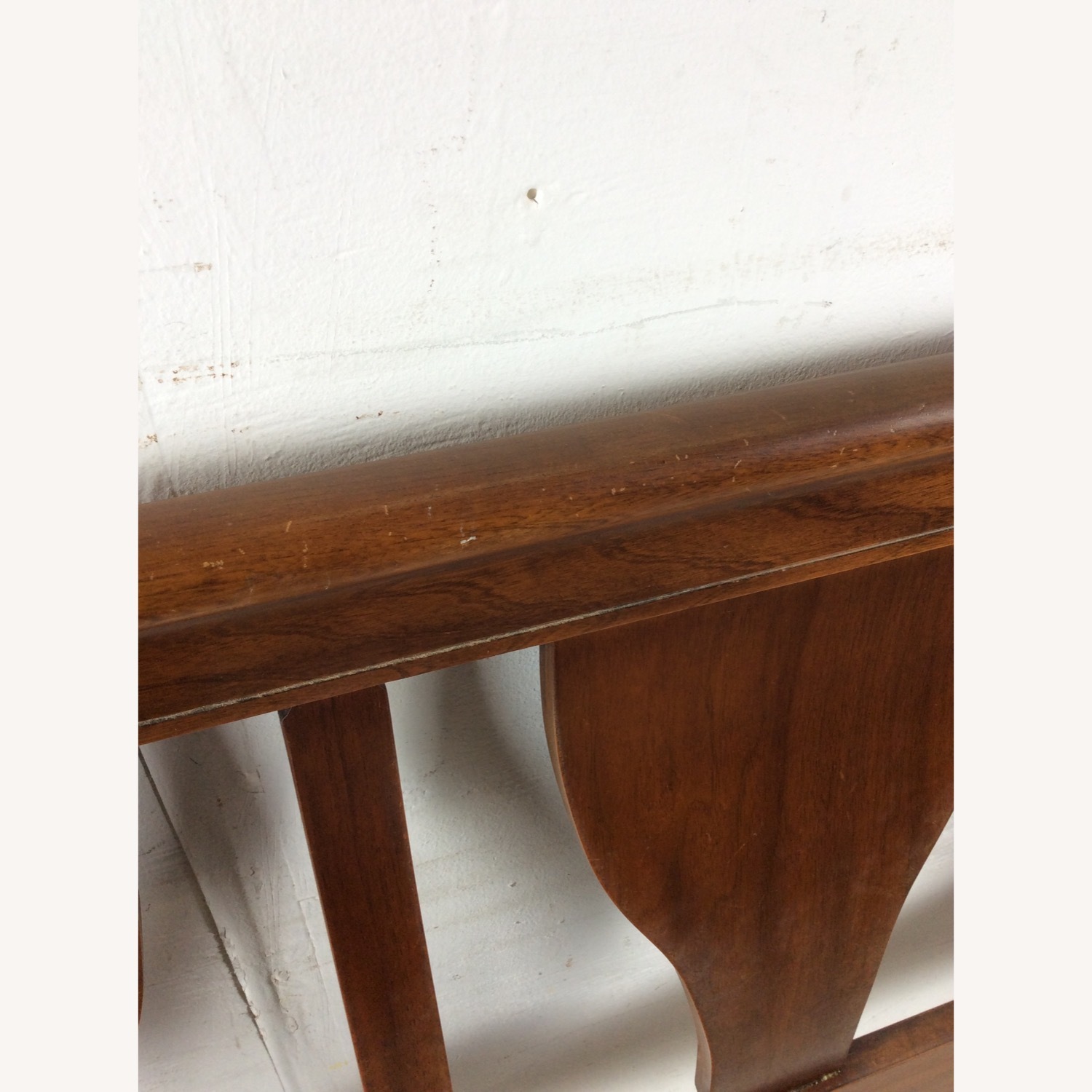Mid Century Full Size Headboard with Bentwood - image-6
