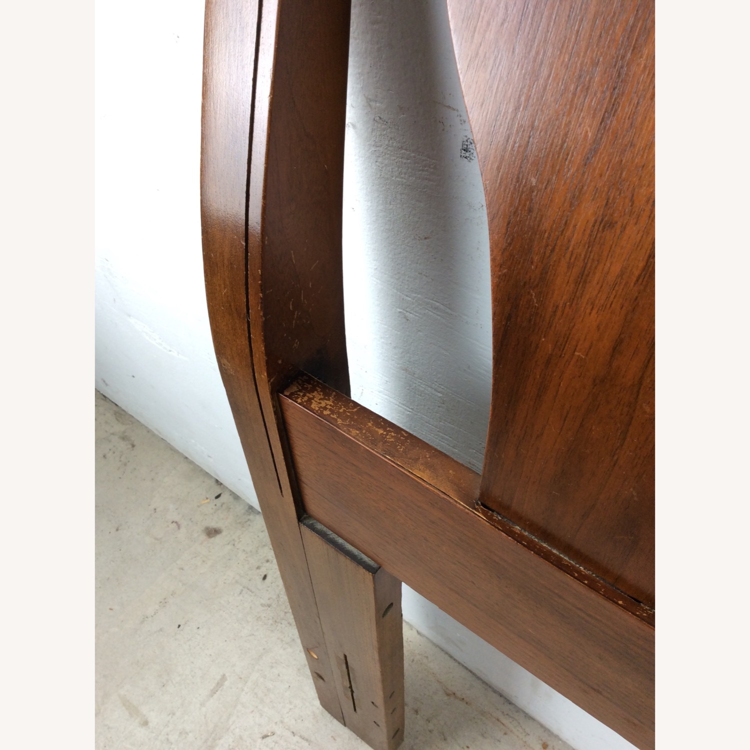 Mid Century Full Size Headboard with Bentwood - image-12
