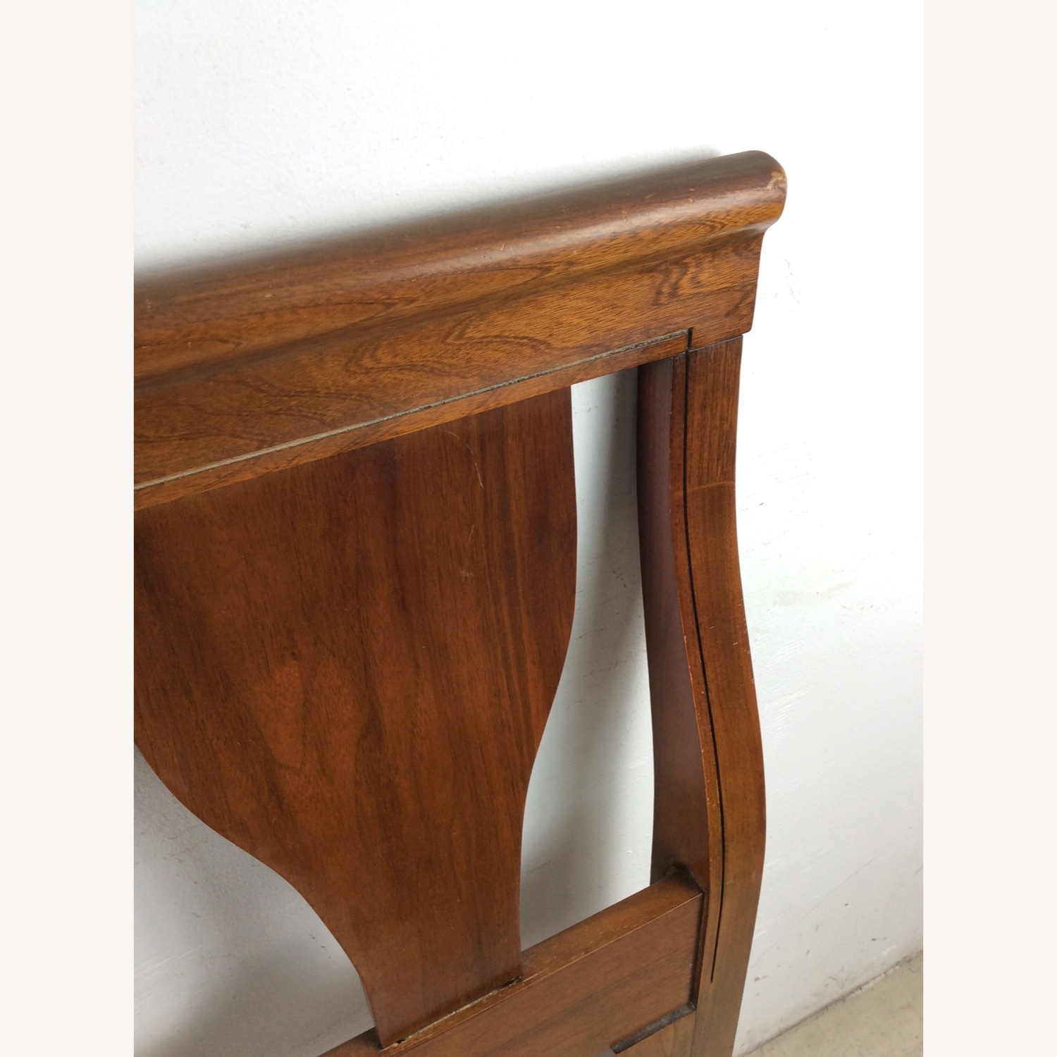 Mid Century Full Size Headboard with Bentwood - image-8