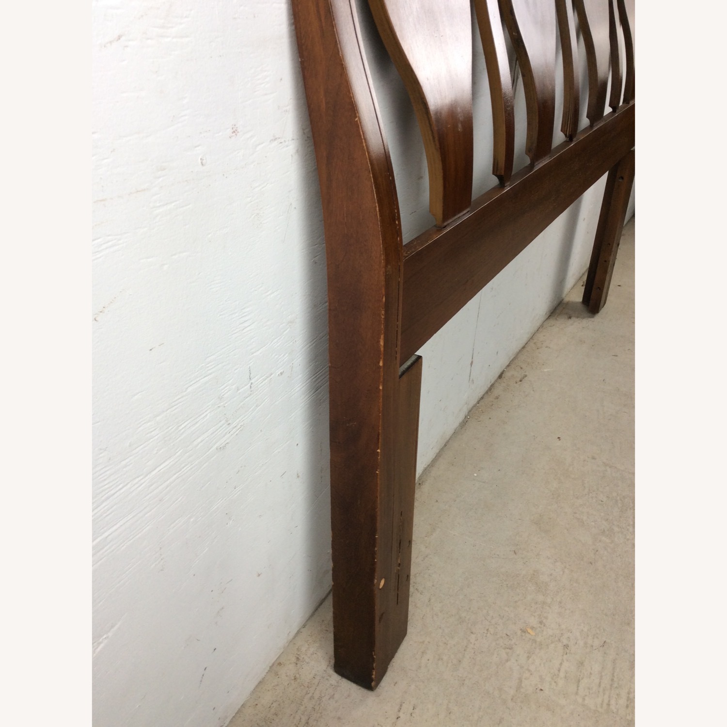 Mid Century Full Size Headboard with Bentwood - image-18