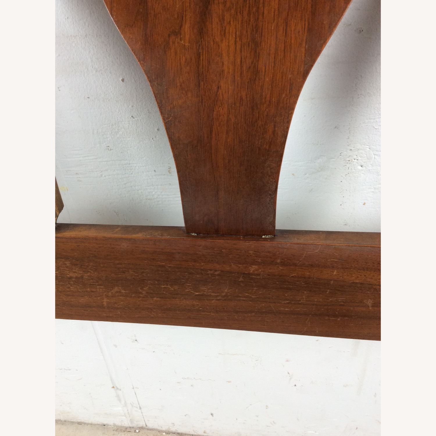 Mid Century Full Size Headboard with Bentwood - image-10