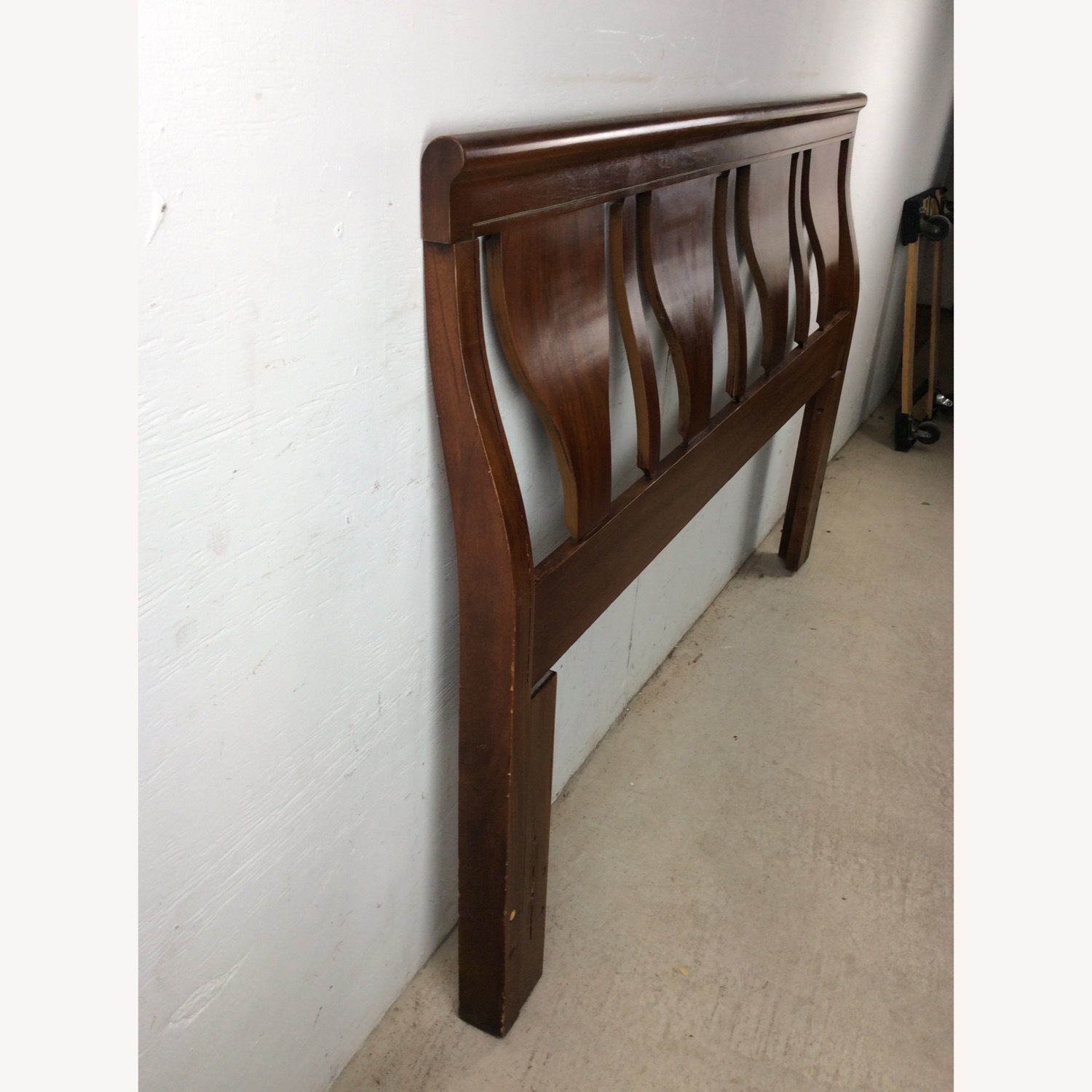 Mid Century Full Size Headboard with Bentwood - image-17