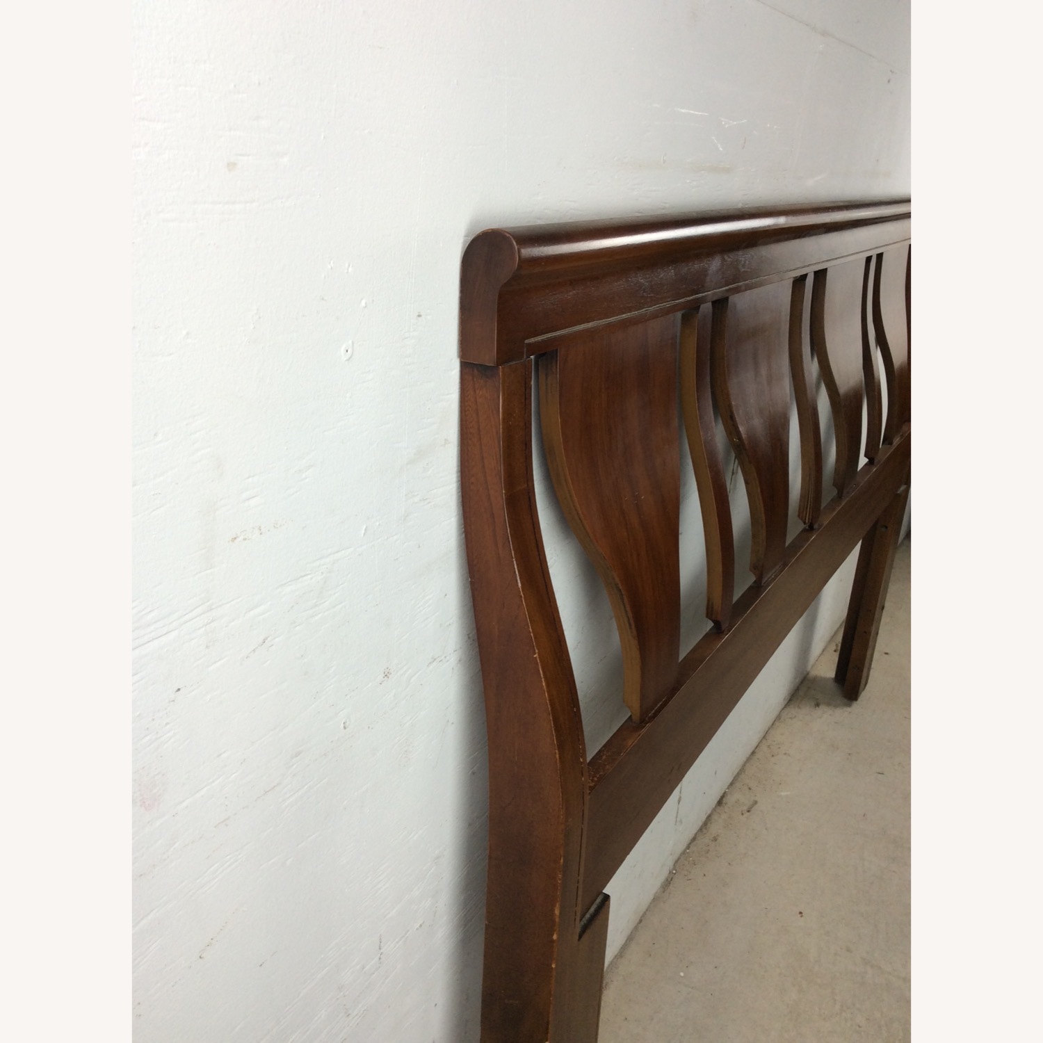 Mid Century Full Size Headboard with Bentwood - image-19