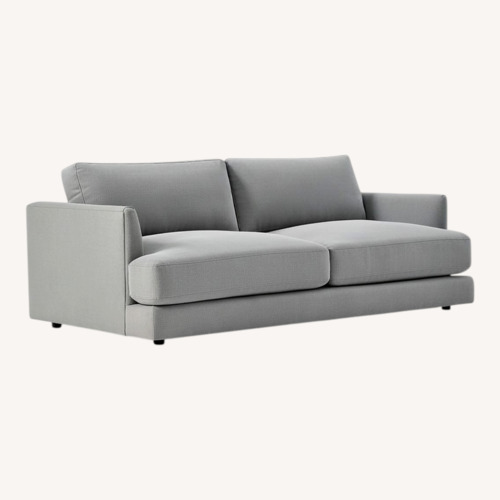 Used West Elm Haven Storm Gray Sofa 82” for sale on AptDeco